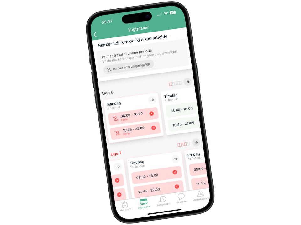 Indgiv ønsker har fået en opdatering – gør det nemt at fortælle, hvornår du kan arbejde